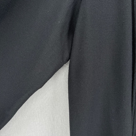 EILEEN FISHER Jacket Womens Large Gray Black Lightweight Washable Stretch Crepe - Picture 8 of 15